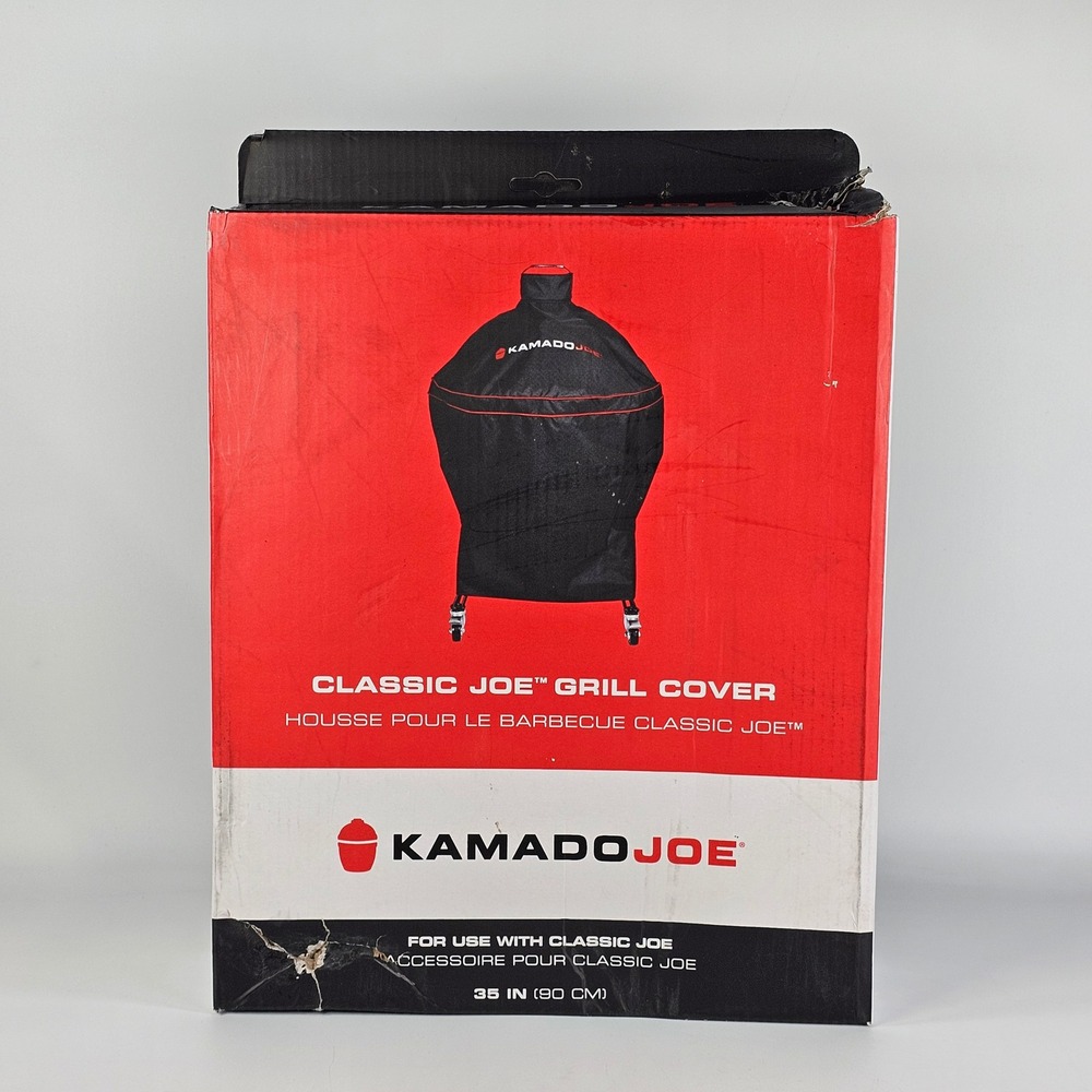 Kamado Joe Classic Joe Grill Cover Black Weather Resistant KJ-GC23BWFS 35 Inch